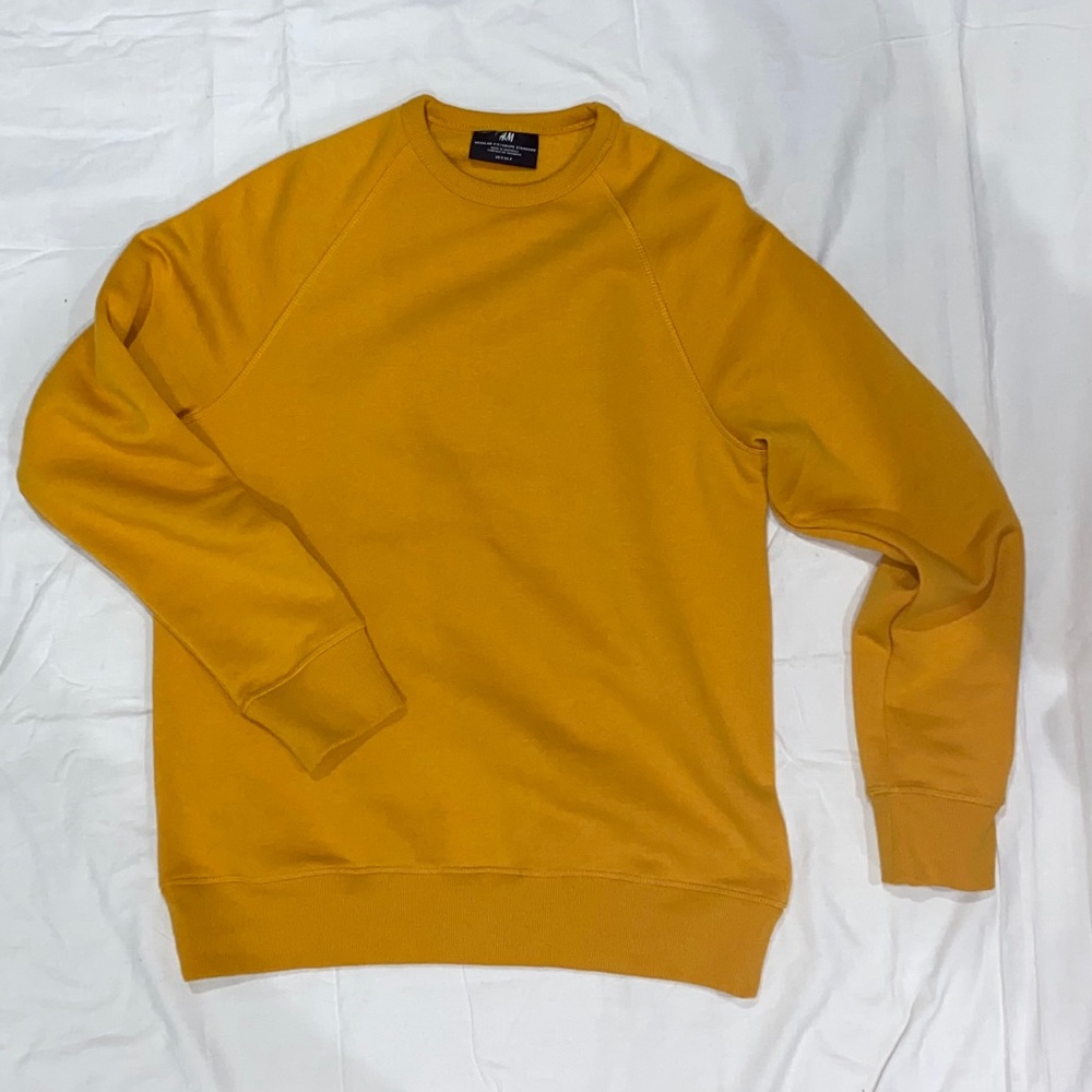 Yellow H&M Crewneck